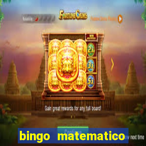 bingo matematico para ensino medio